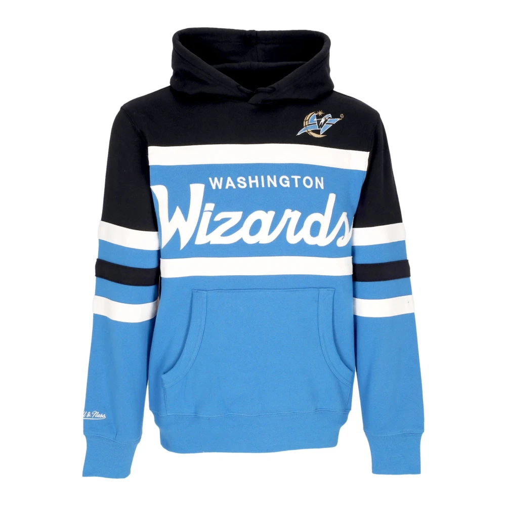 Mitchell & Ness NBA Head Coach Hoodie Washington Wizards Blue Heren
