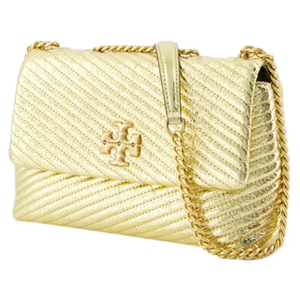 TORY BURCH Leather shoulder-bags Yellow Dames
