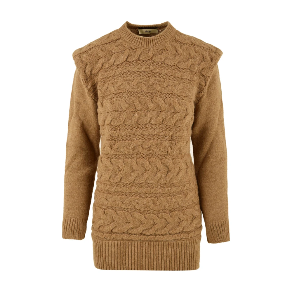 Knitwear > Round-neck Knitwear - - Akep - Modalova