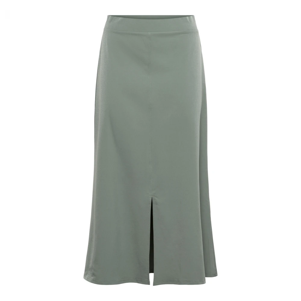 &Co Woman Rok midi met bloemenprint Green Dames