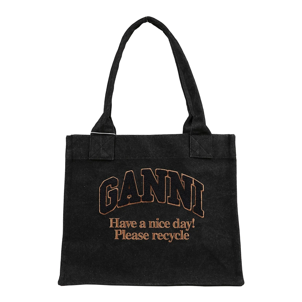 Ganni - Bags > Tote Bags - Black - Ganni - Modalova