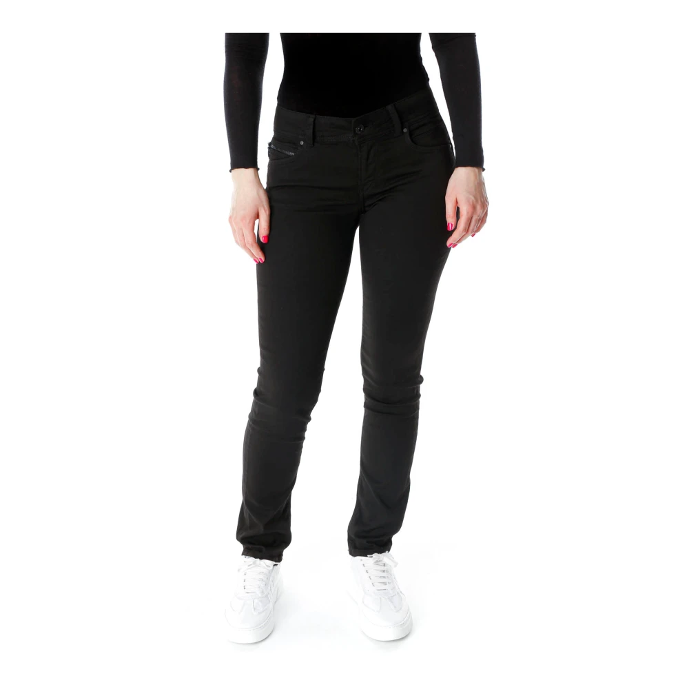 Pepe Jeans Women's Black Slim-Fit Jeans - Slim Fit Jeans - W24 L32 - Jeans