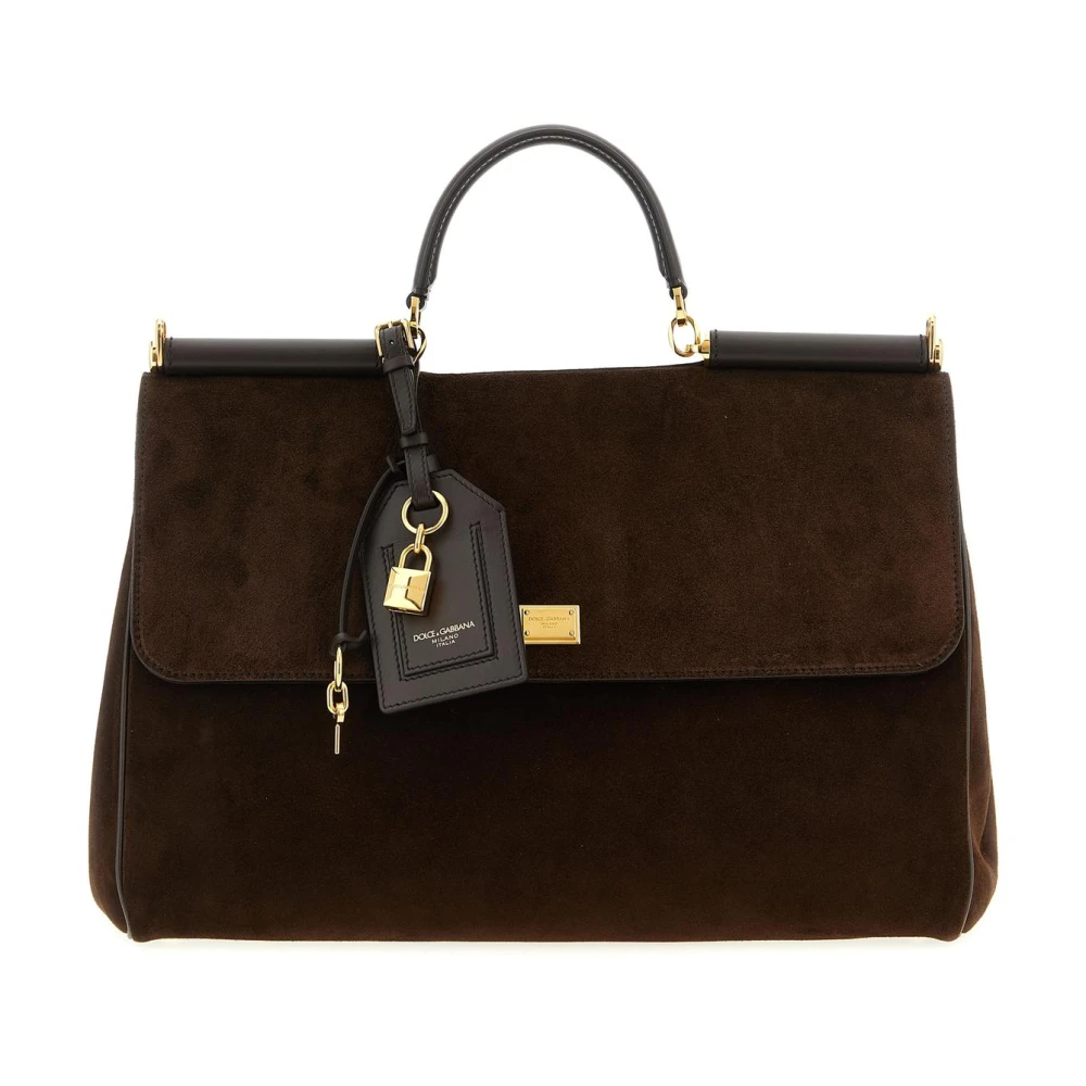 Dolce & Gabbana My Sicily Large Leather Handbag - Image 5