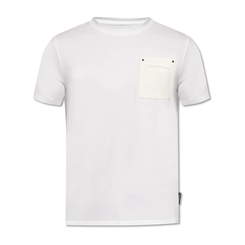 Moose Knuckles Klassiek Katoenen T-Shirt White Heren