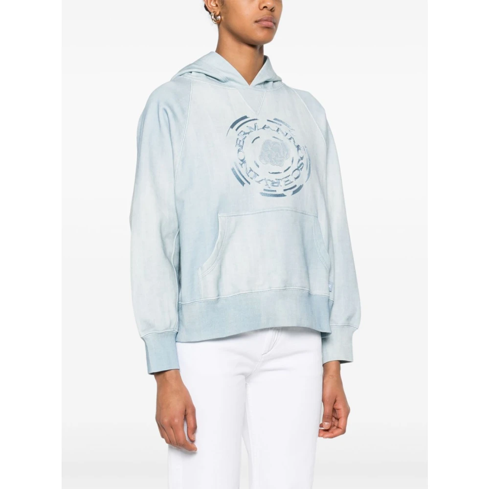 Ermanno Scervino Lichtblauwe trui met Franse terry Blue Dames