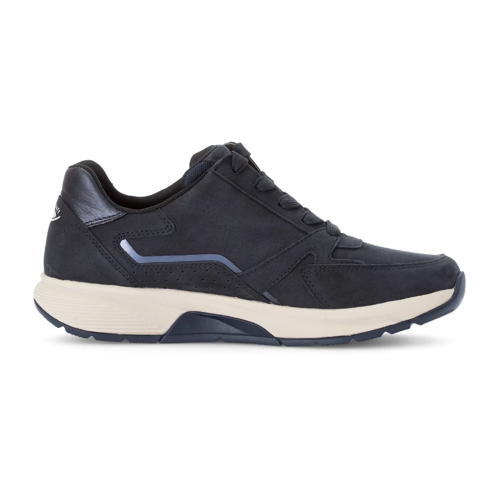 Gabor Rollende sneaker – comfortabele wandelschoenen Dames Schoenen Blauw