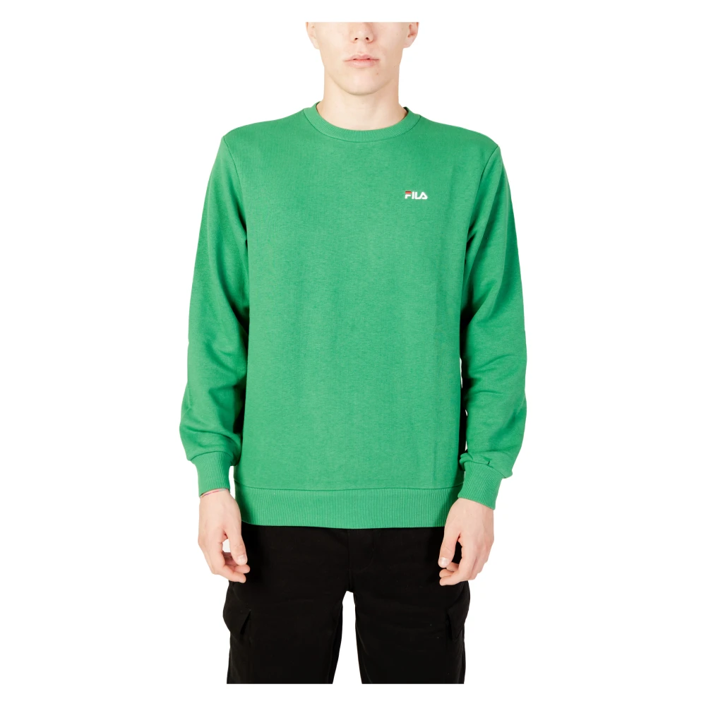 Fila Groene Sweatshirt met Lange Mouwen voor Heren Green Heren