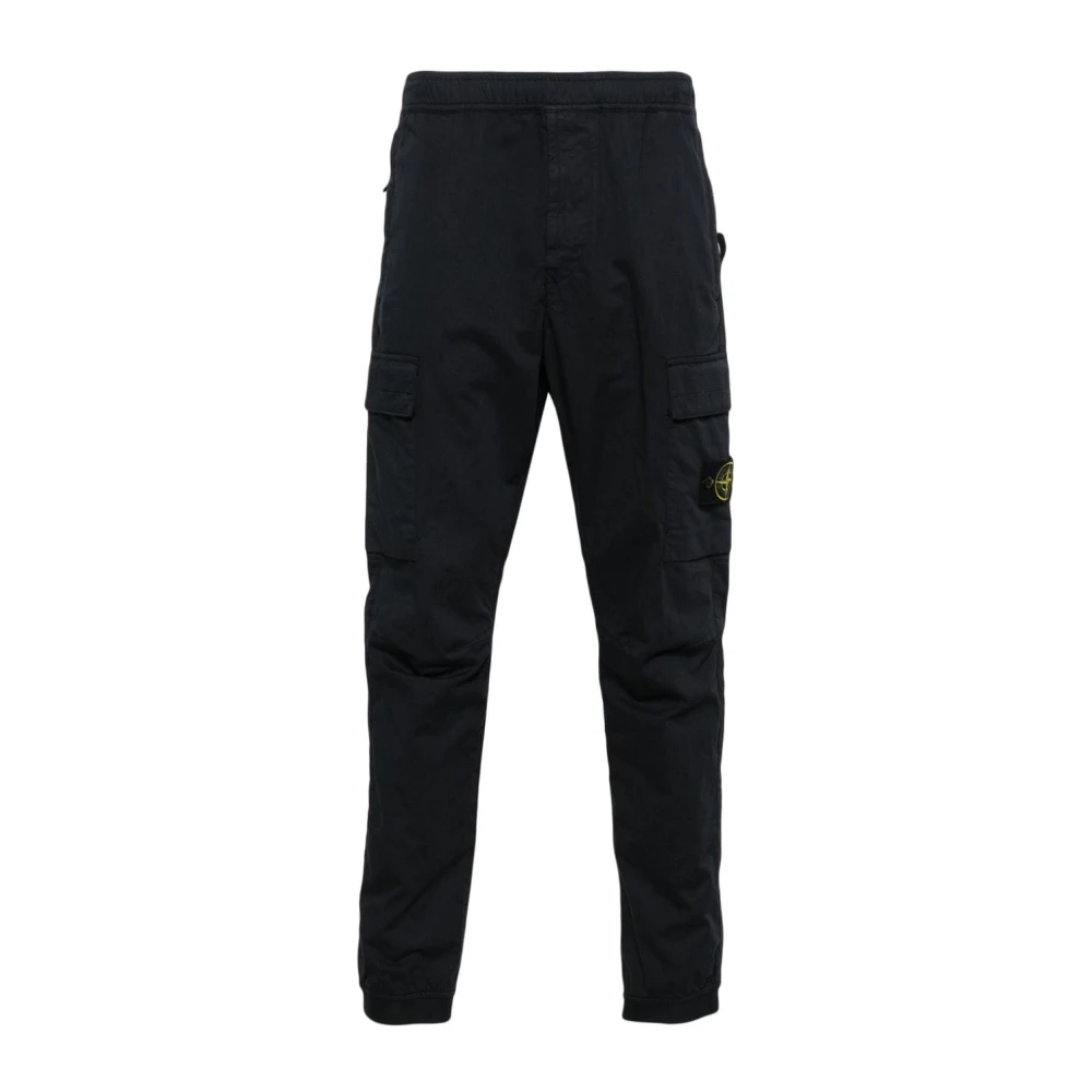 Stone Island Blå Stiliga Byxor Blue, Herr