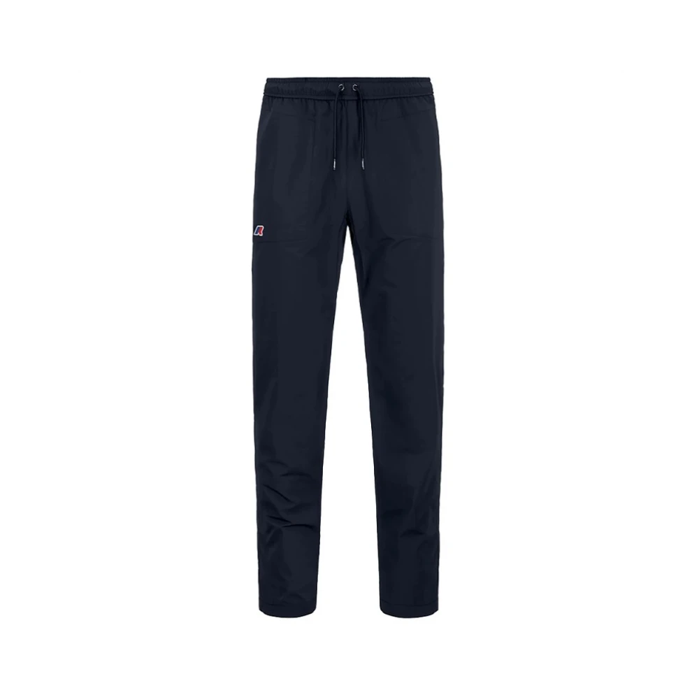K-Way Mannelijk Blauw Broeken Heren, L, Katoen, Slim-Fit Broek