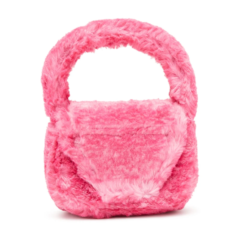 Diesel 1DR Xs Fluffy iconic mini bag Pink Dames