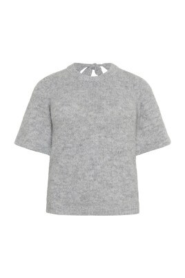 grey-melange-bow-pullover-sweater
