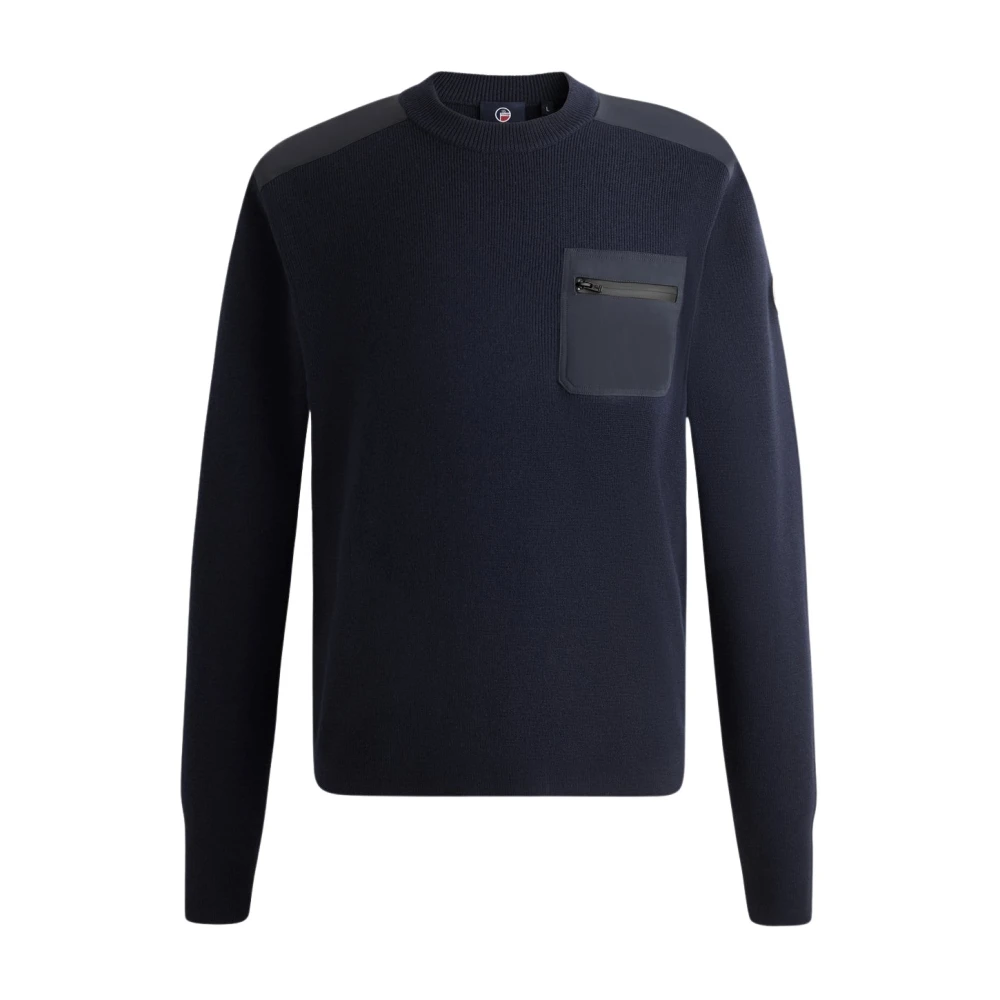Fusalp Mannelijk Blauw Truien & Vesten Heren, 2XL, Wol, Tevan Sweater