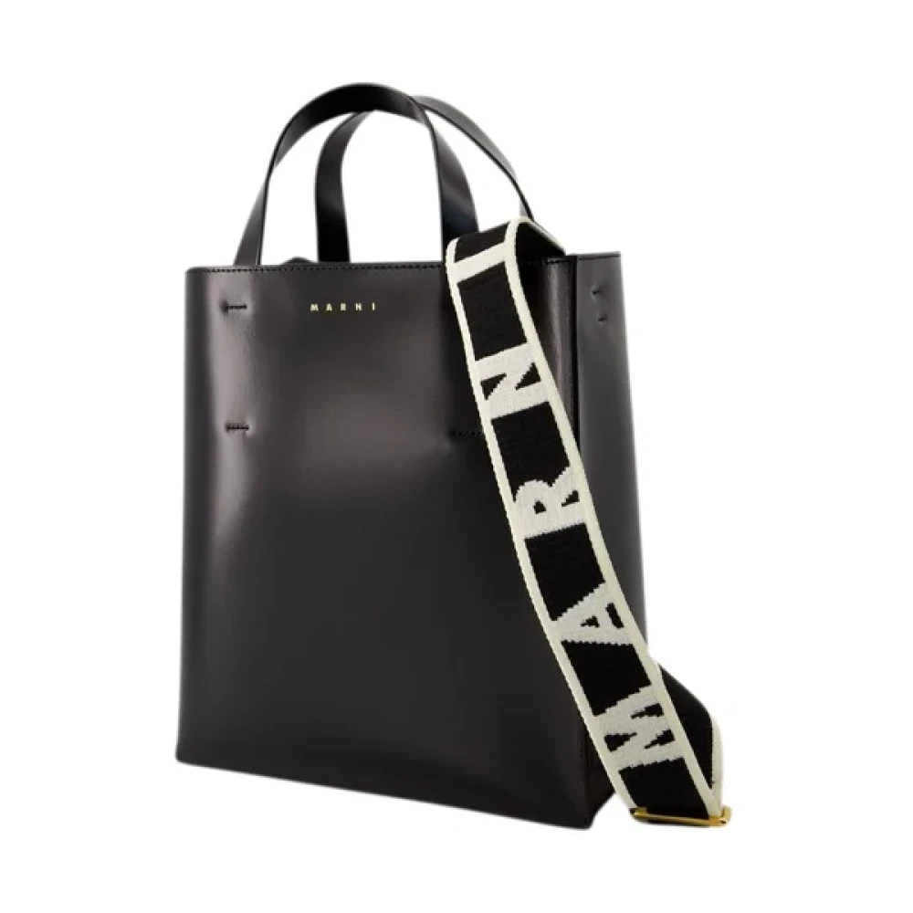 Marni Leather crossbody-bags Black Dames