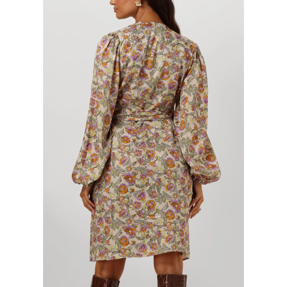 Freebird Gouden Blossom Mini Jurk Multicolor Dames