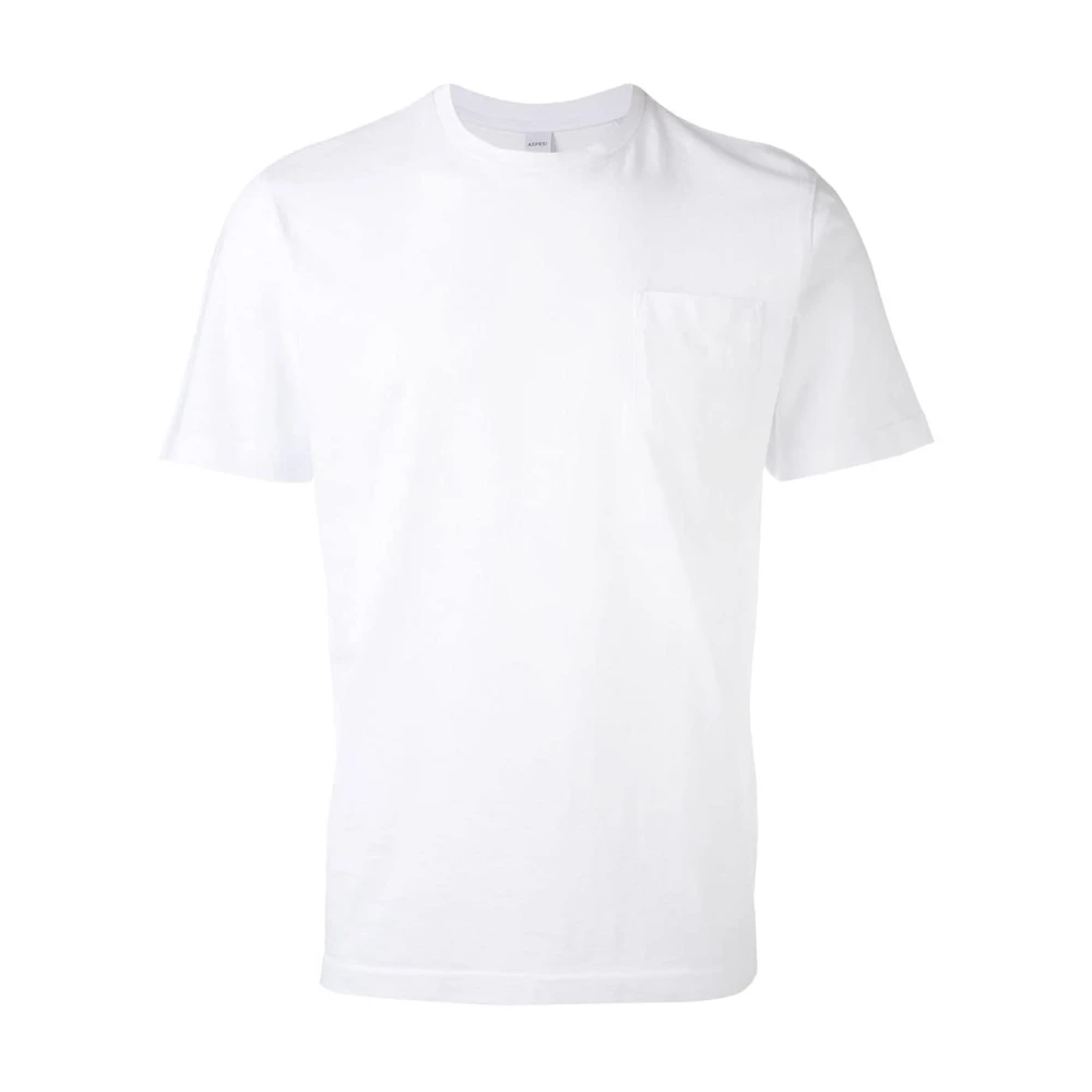 Aspesi Wit Casual T-shirt White Heren