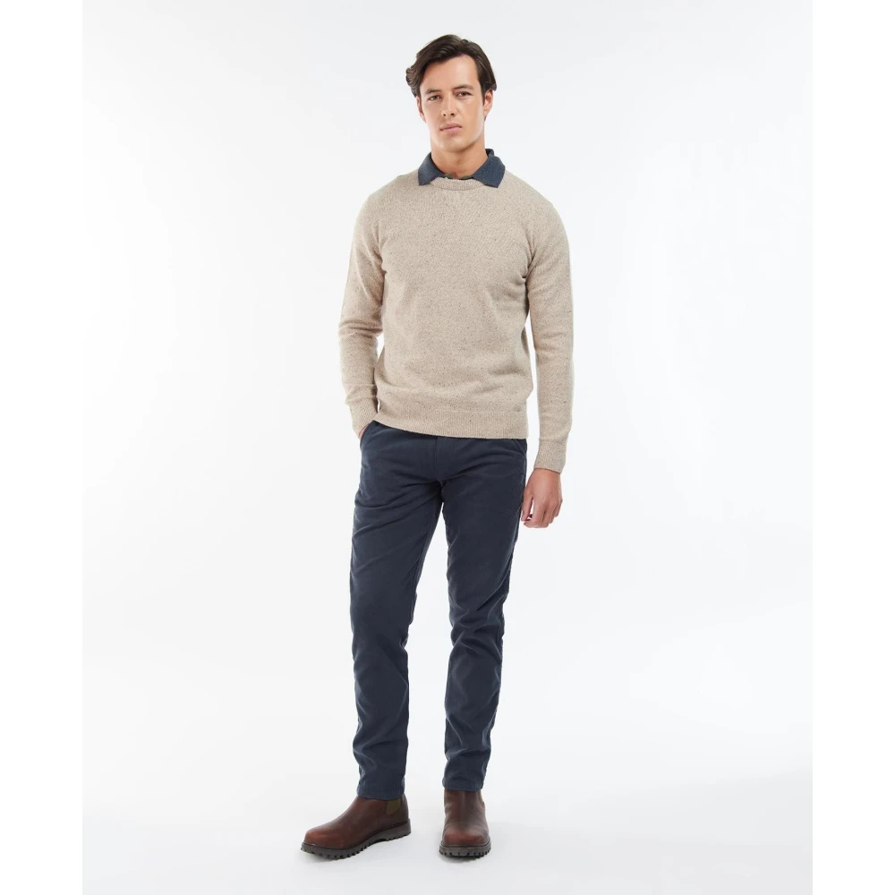 Barbour Zachte en warme wollen trui Beige Heren