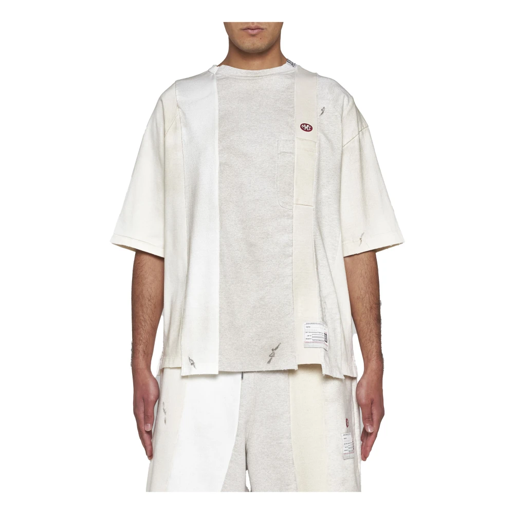 Mihara Yasuhiro Witte T-shirts en Polos Multicolor Heren
