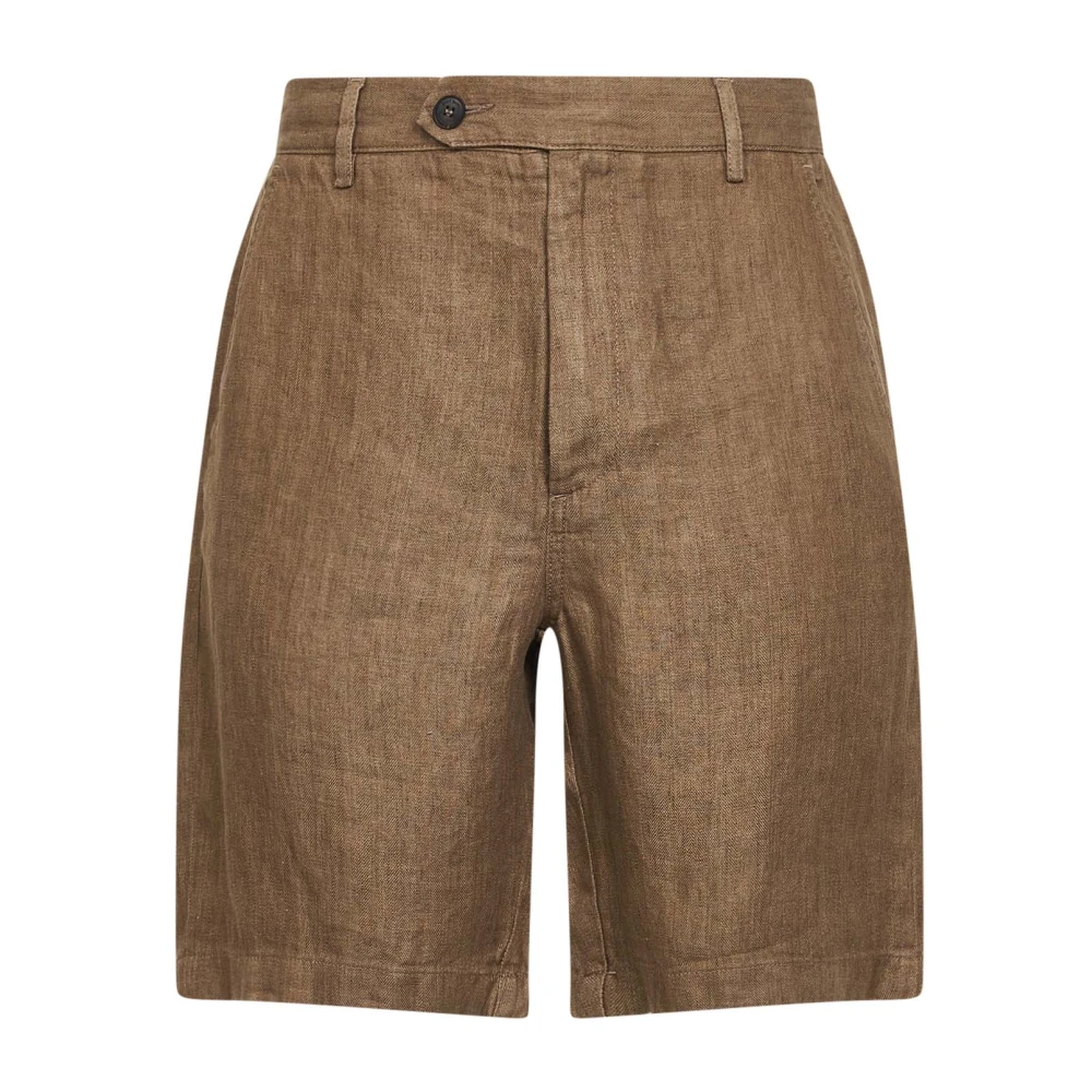 Mc2 Saint Barth Men's Brown Casual Shorts, S, Marseille Bermuda Shorts