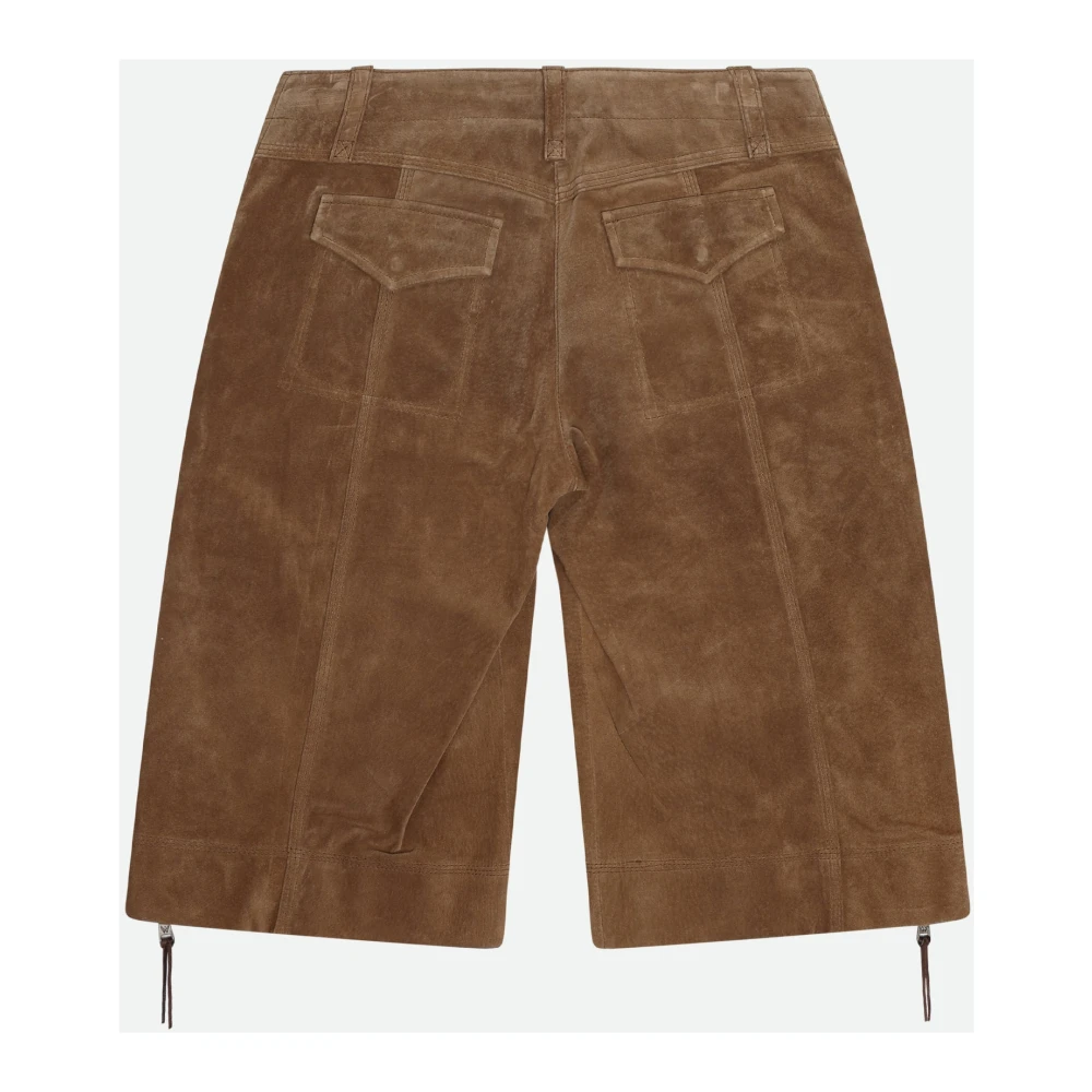 Max Mara Weekend Bruine Bermuda Shorts Brown Dames