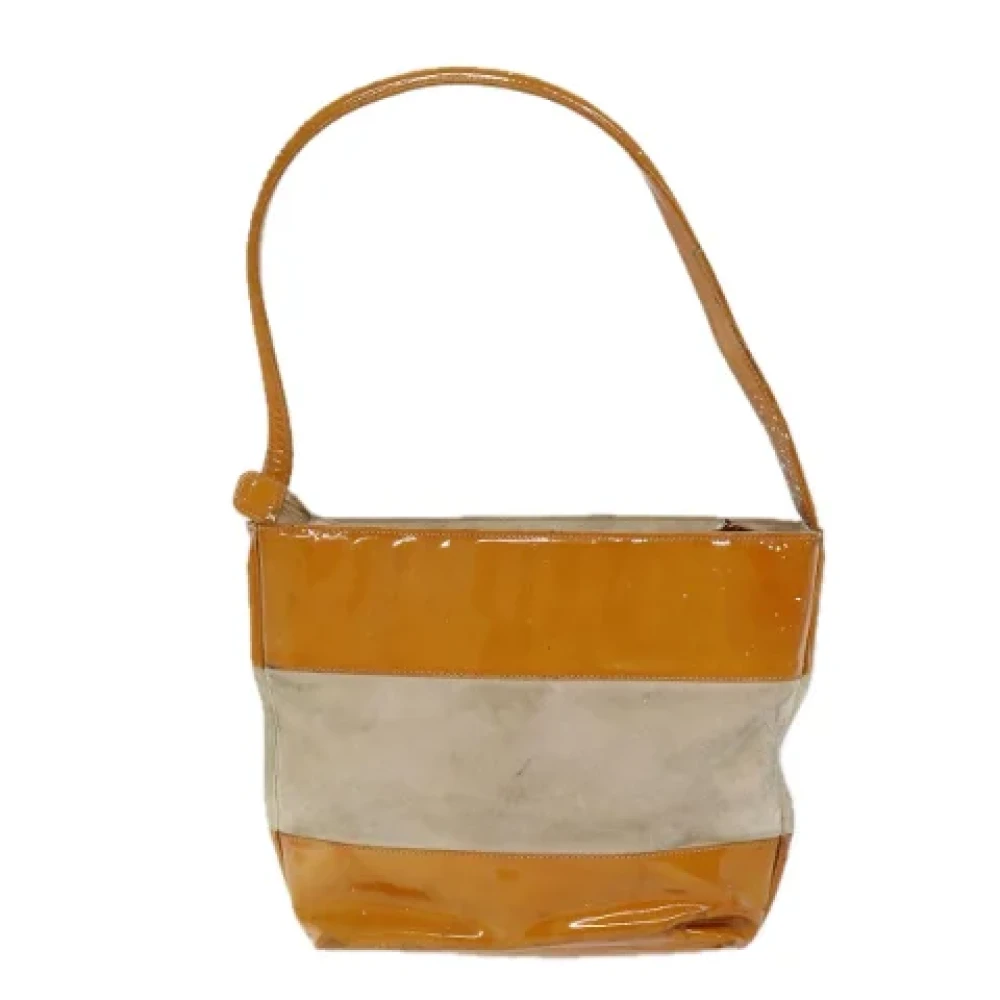 Gucci Vintage Pre-owned Leather gucci-bags Orange Dames
