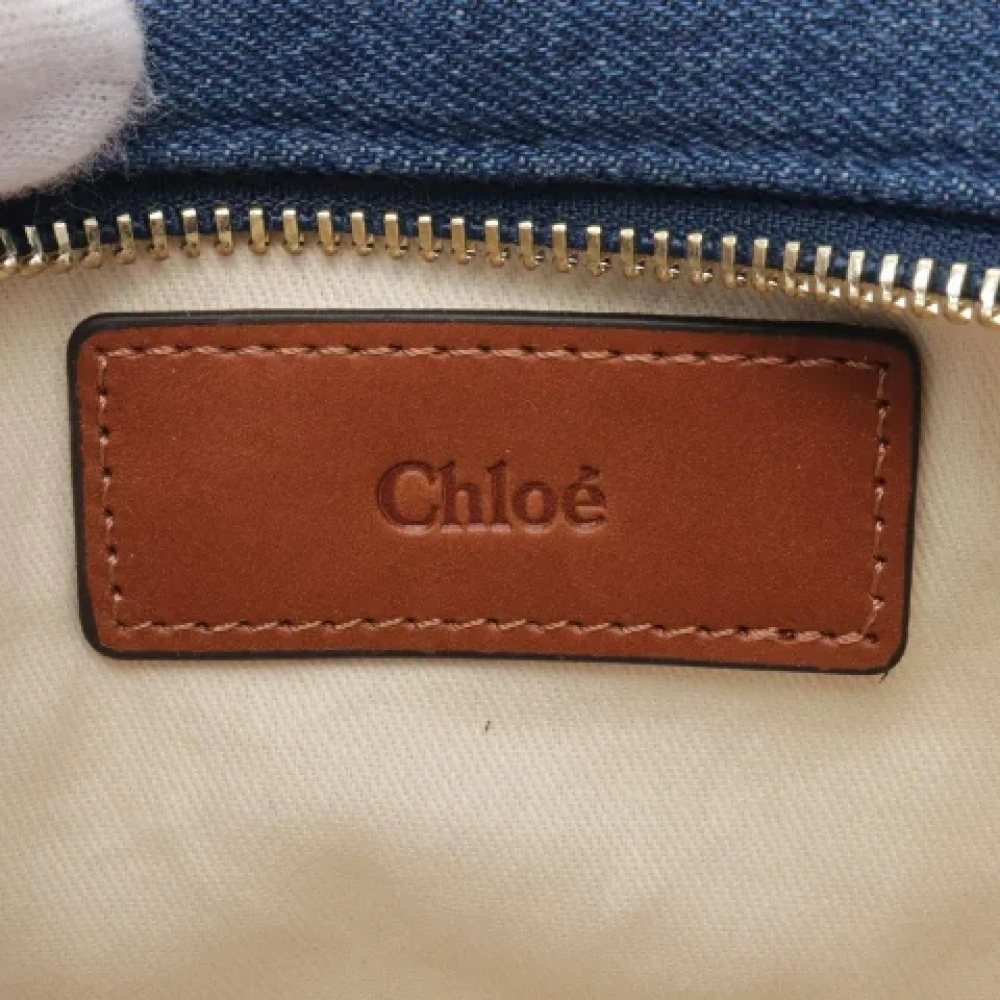 Chloé Pre-owned Denim shoulder-bags Blue Dames