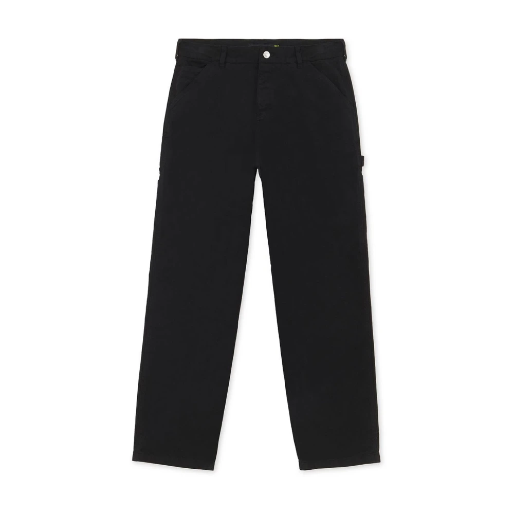 Iuter Zwarte Timmerman Broek Katoenen Canvas Black Heren