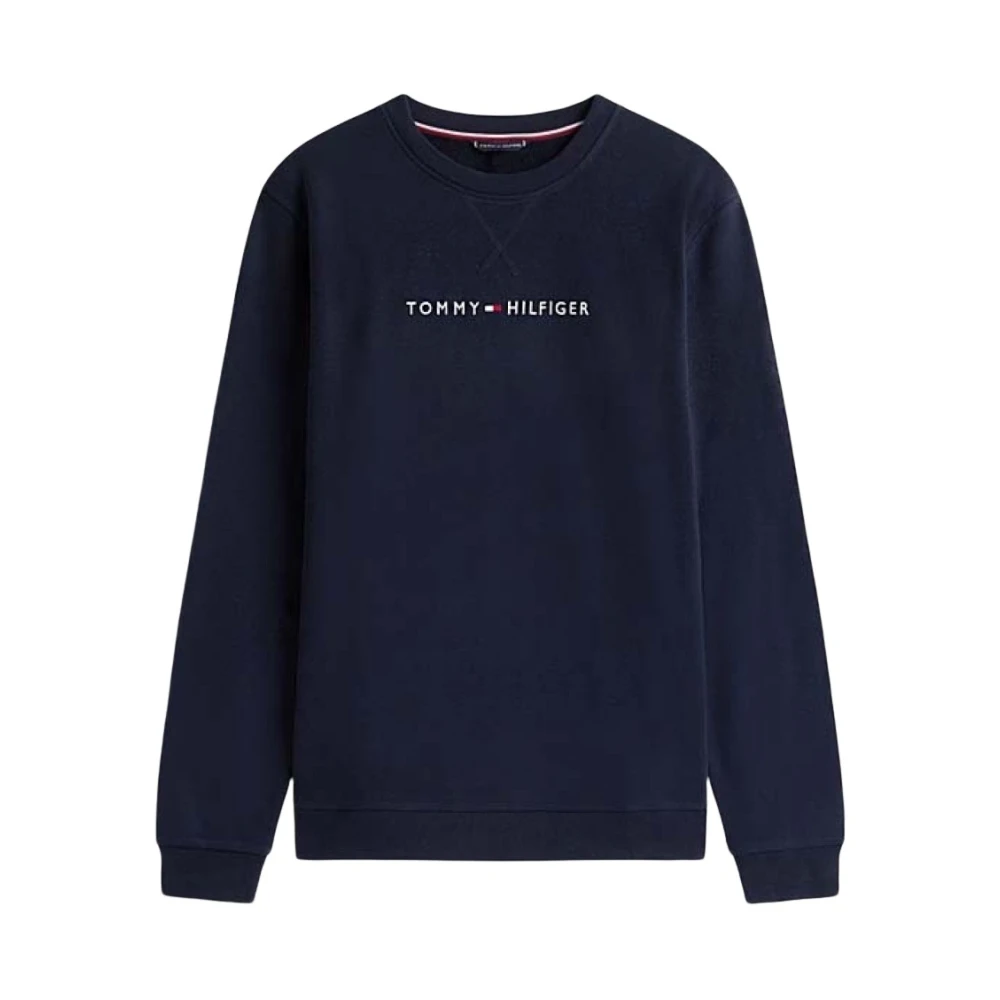 Tommy Hilfiger Logo Sweater Navy - Größe S - Bild 6