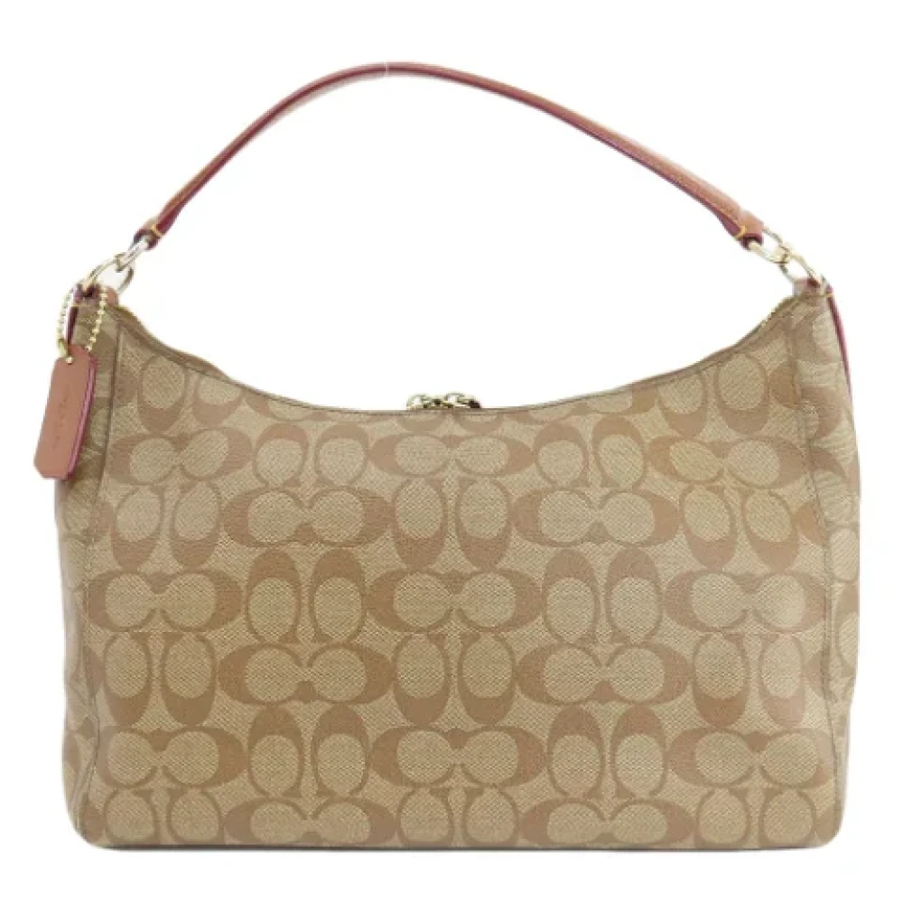 Coach Pre-owned Plastic handbags Brown Dames