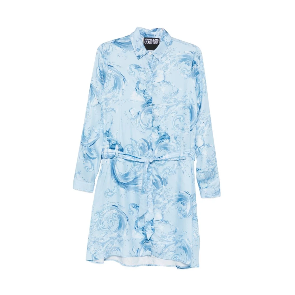 Versace Jeans Couture Damen Blau Kleider, Xsgröße: