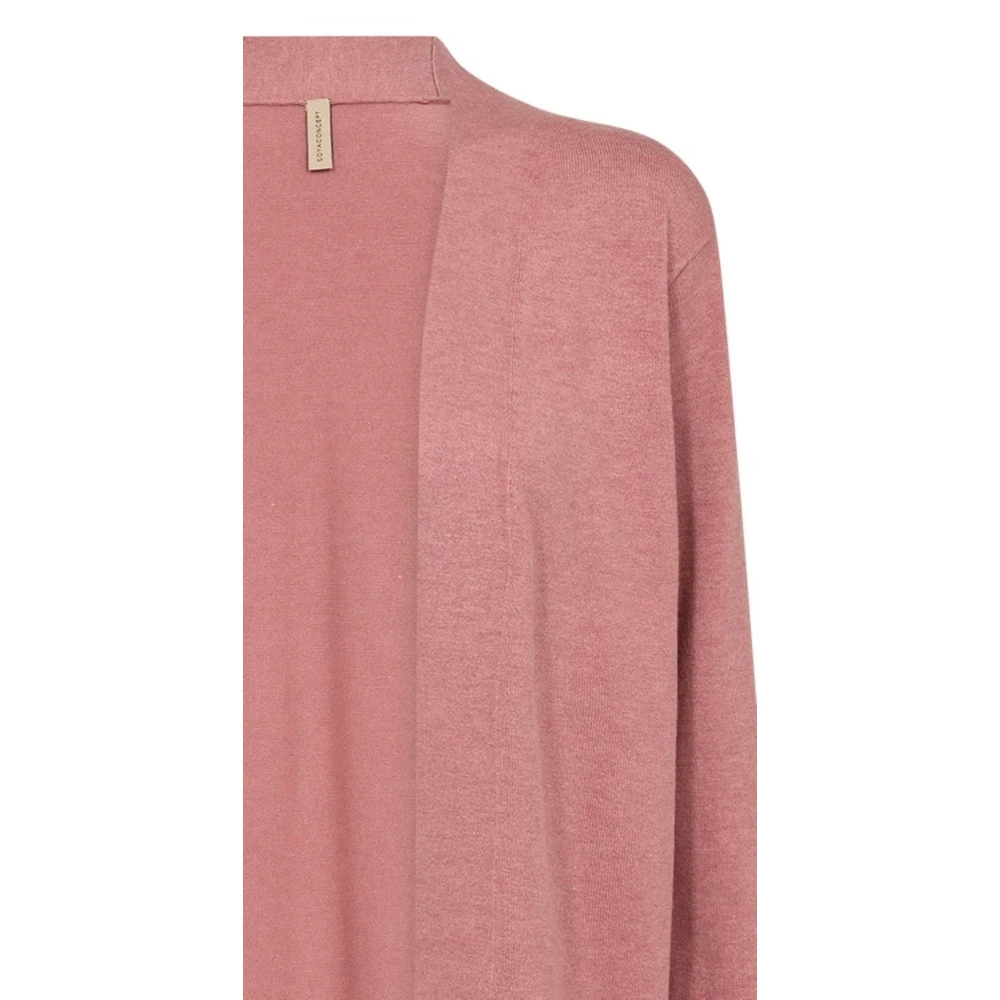 Soyaconcept Comfortabel open voorkant vest Dollie Pink Dames