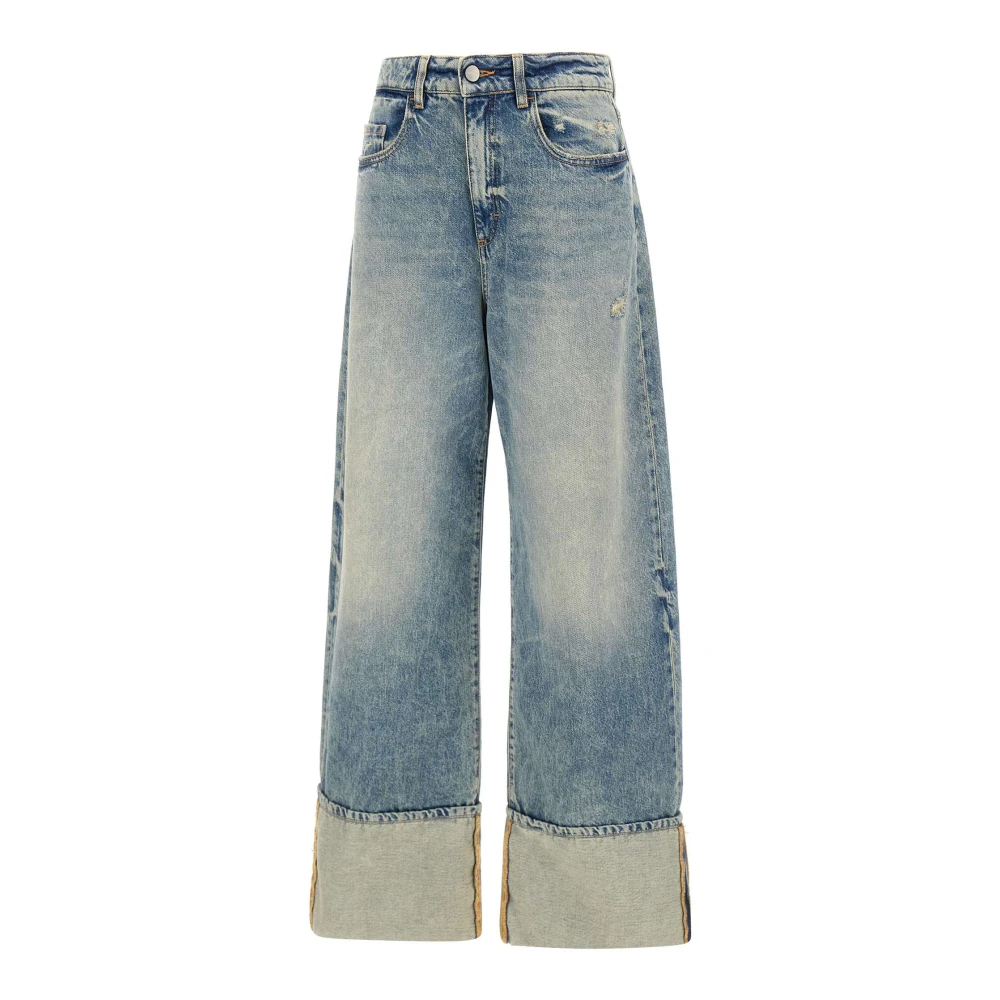 Icon Denim Women's Blue Denim Jeans For A Stylish Look - Wide Jeans - W23 - Jeans