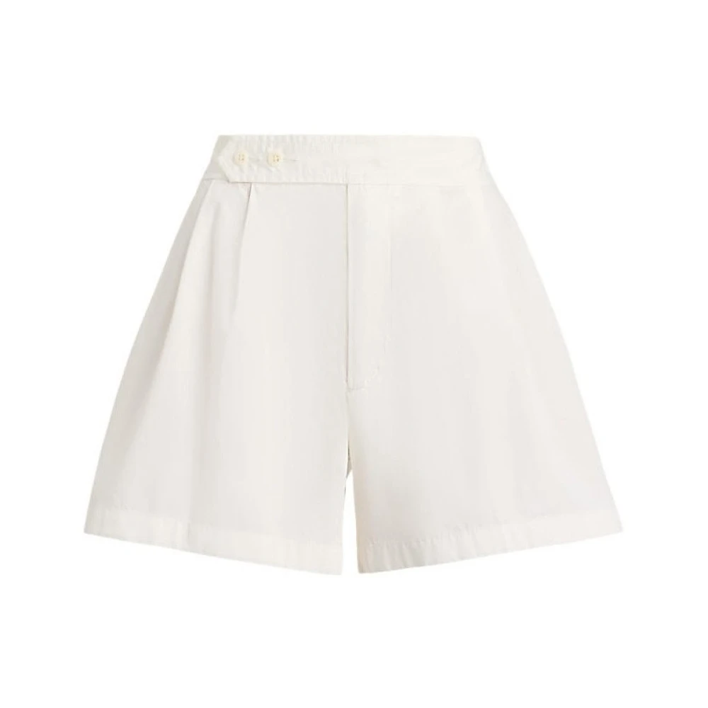 Polo Ralph Lauren Donna Bianco Pantaloncini, M, New,