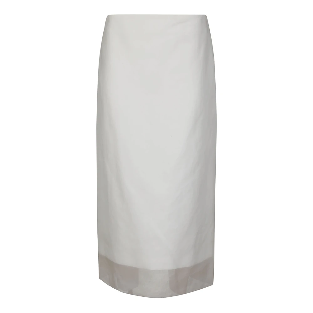 SPORTMAX Midi Skirts White Dames