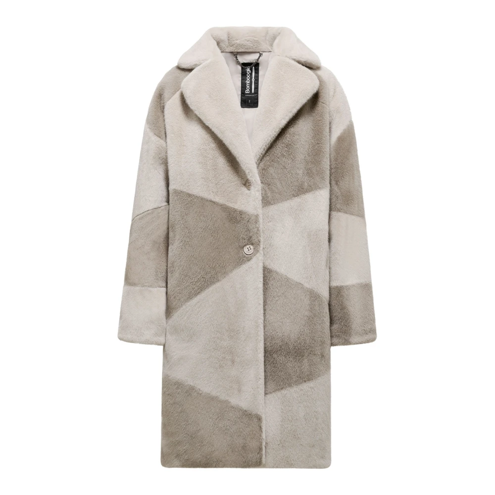 Coats > Single-Breasted Coats - - BomBoogie - Modalova