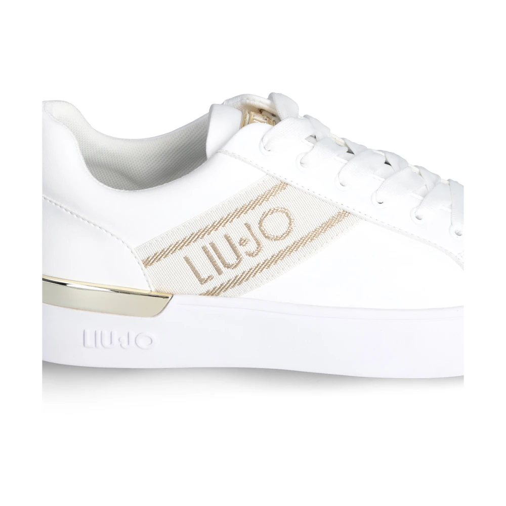 Liu Jo Silvia 86 Metallic Sneakers White Dames
