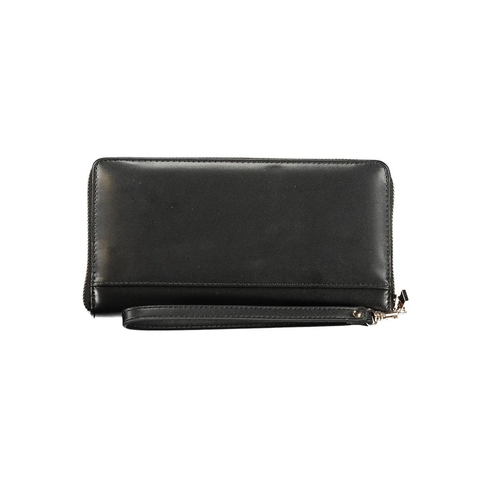 Guess Zwarte Portemonnee met Rits en Kaartsleuven Black Dames