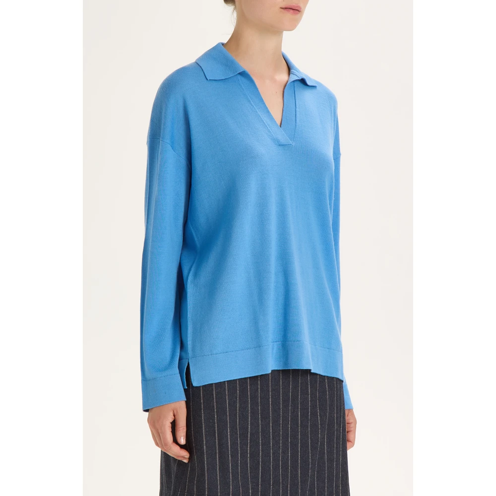 Maliparmi Wereldkleuren Sweater Blue Dames