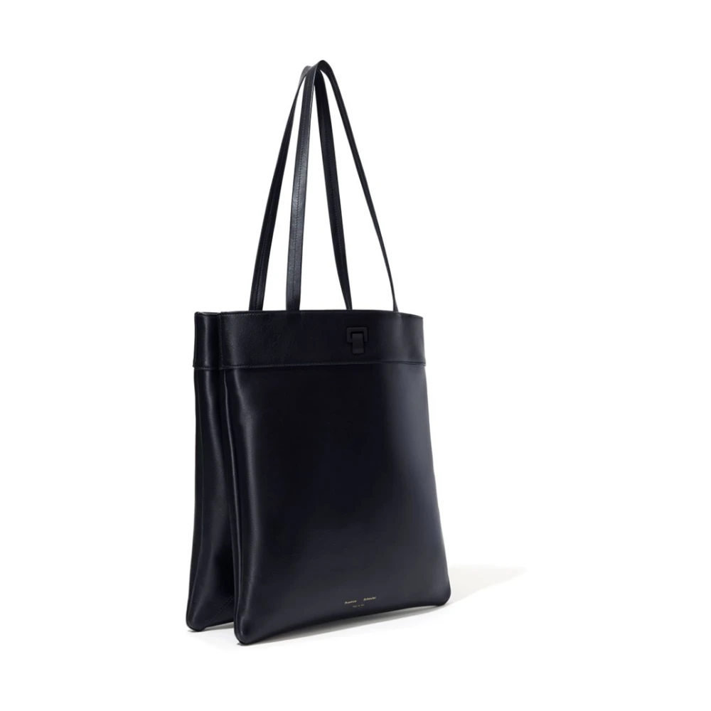 Proenza Schouler Zwarte Leren Split Tote Tas Black Dames