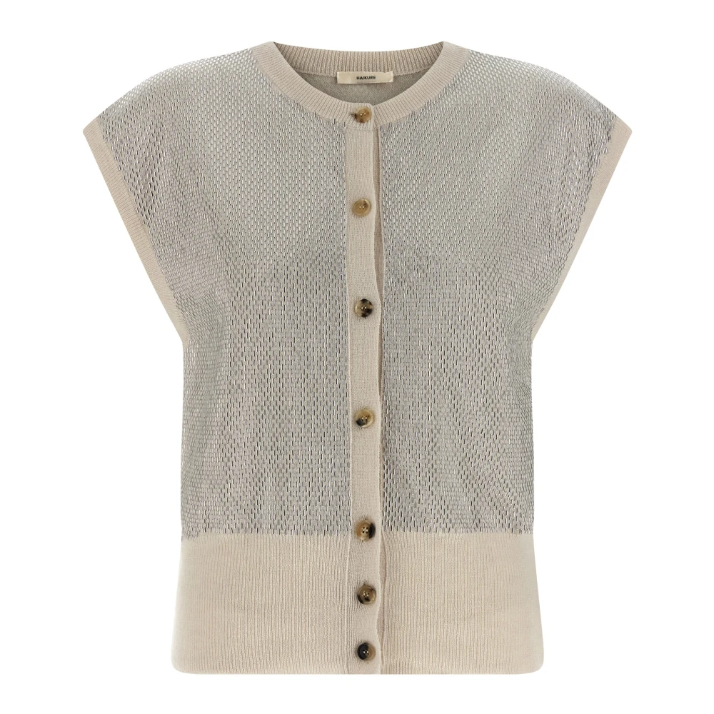 Haikure Kvinno Beige Jackor Dam, M, Kirby Vest