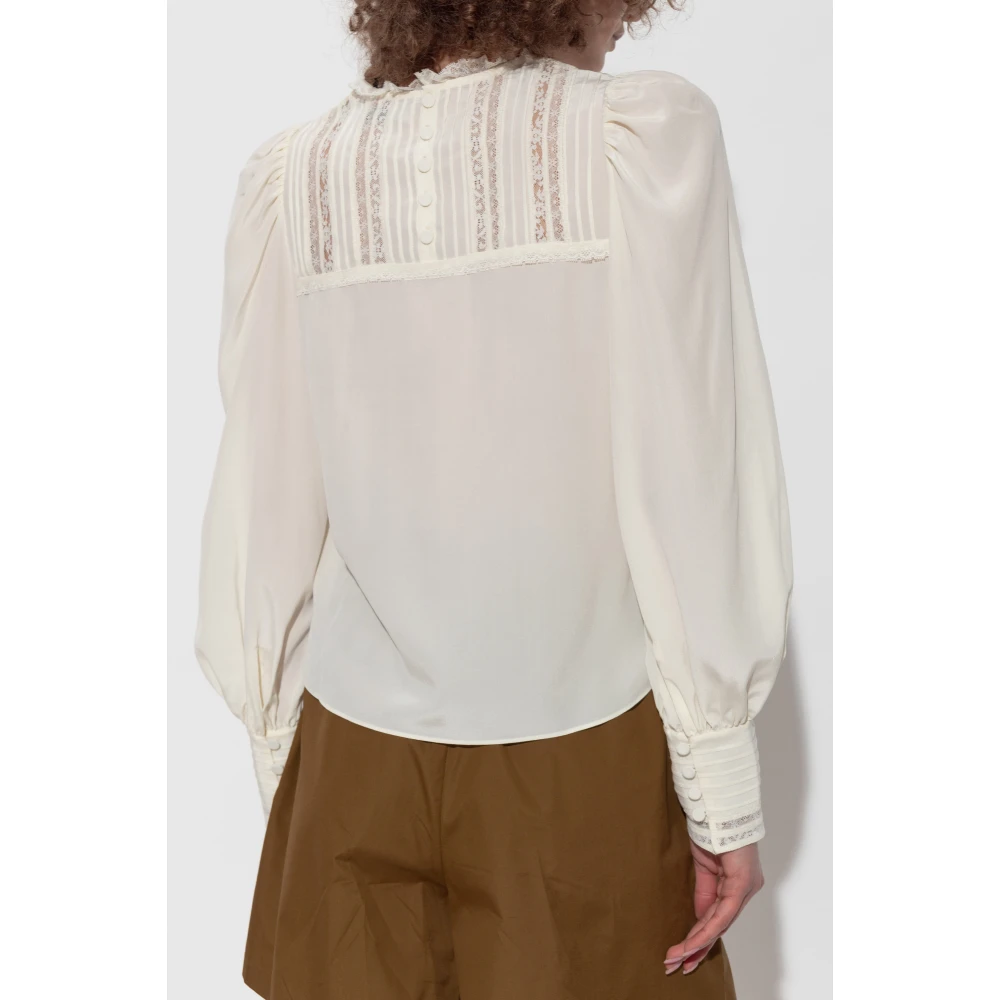 Zadig & Voltaire Top Thena Beige Dames