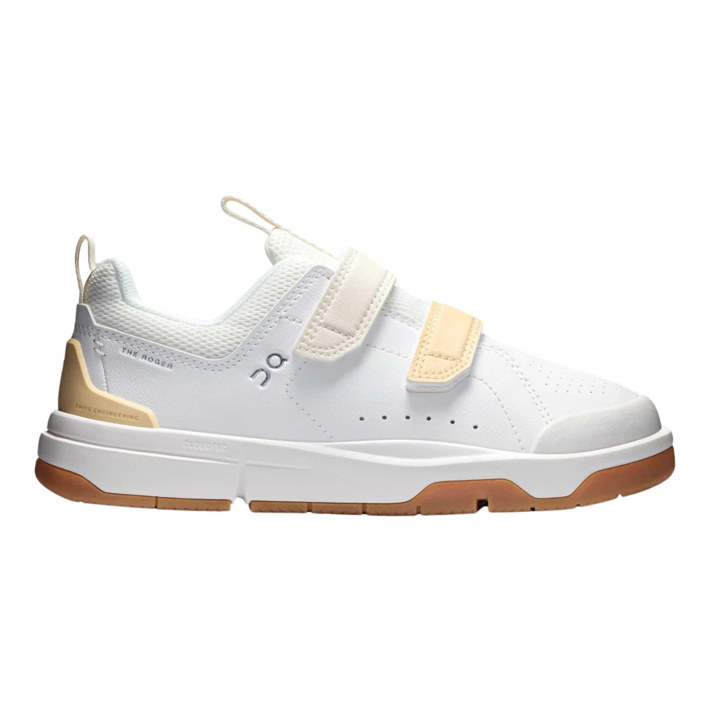 On Running Unisex Kids White Kids Sneakers, 34 Eu, The Roger Trainers