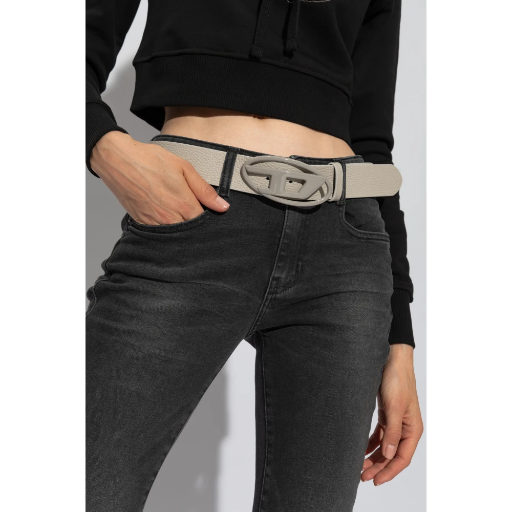 Diesel Leren riem B-1Dr Gray Dames