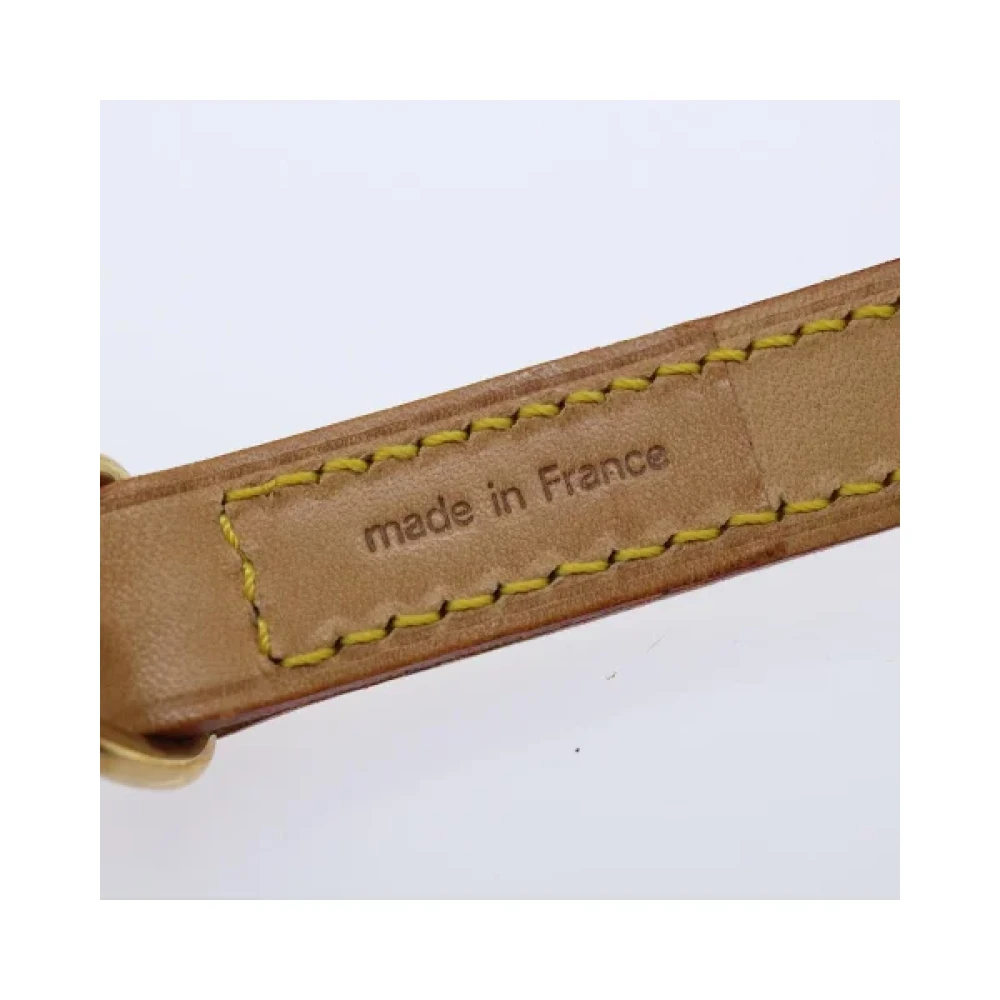 Louis Vuitton Vintage Pre-owned Leather belts Beige Dames