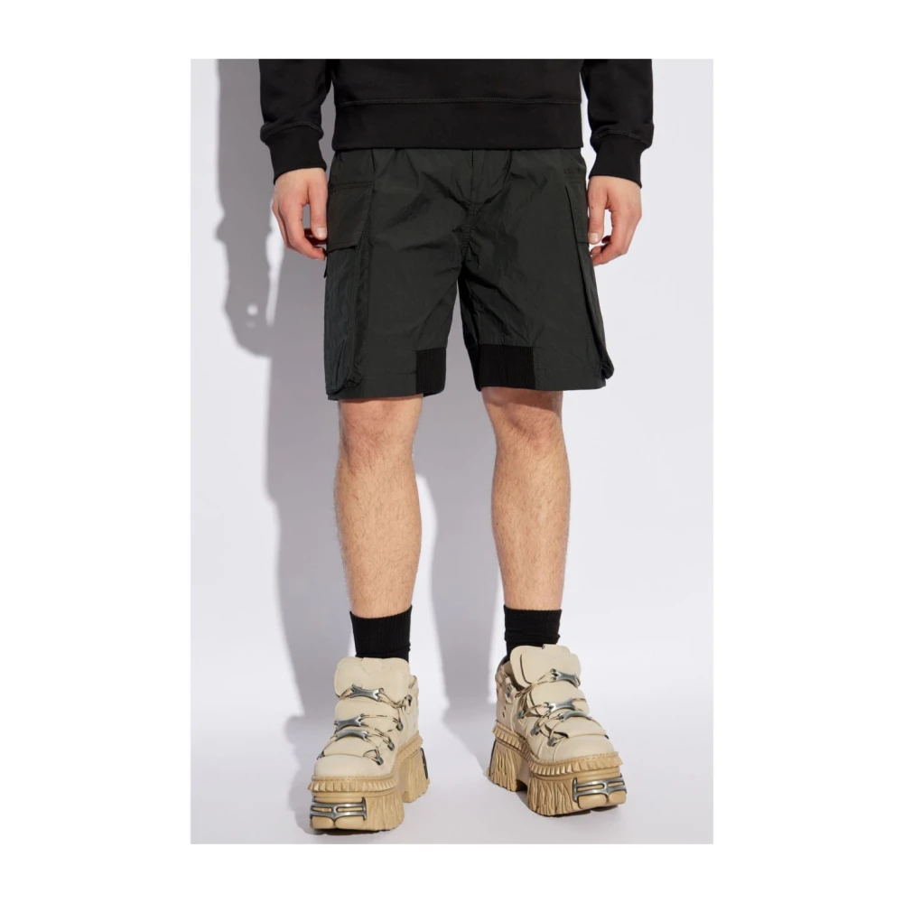 Dsquared2 Zwarte Casual Shorts voor Mannen Black Heren