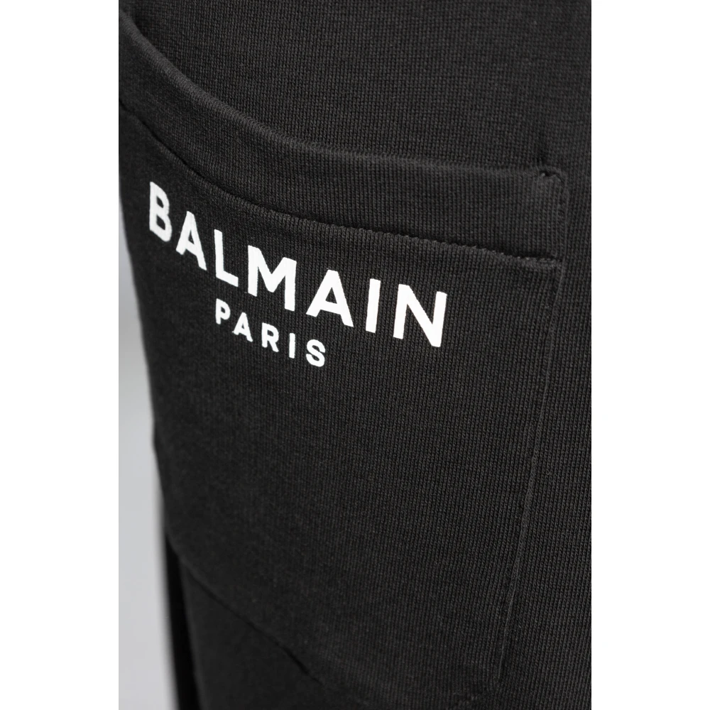 Balmain Cargo sweatpants Black Heren