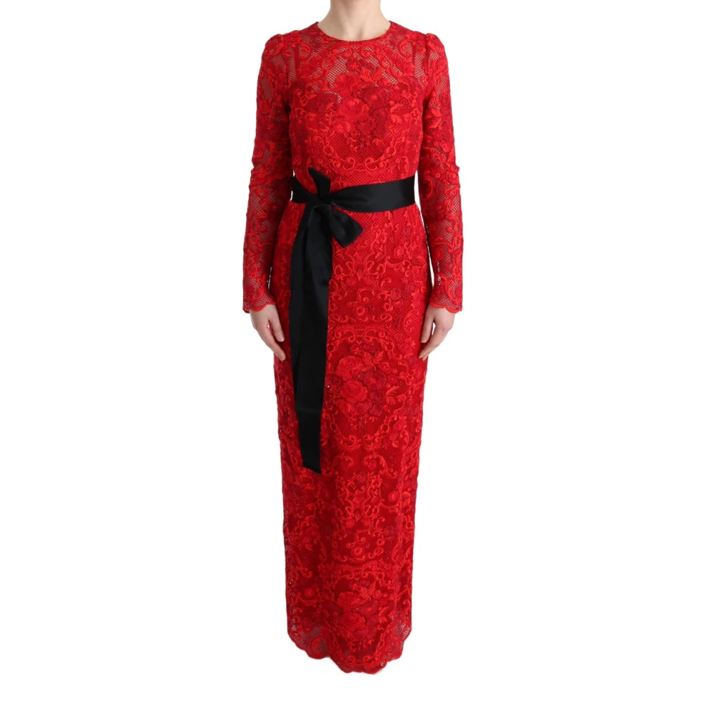Dolce & Gabbana Donna Rosso Abiti, S, New,