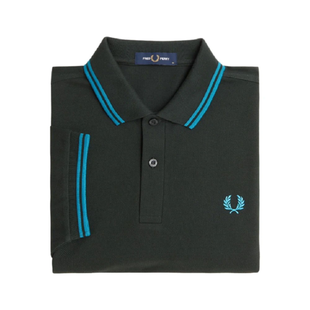 Fred Perry Groene Polo Herfst Winter Collectie Green Heren