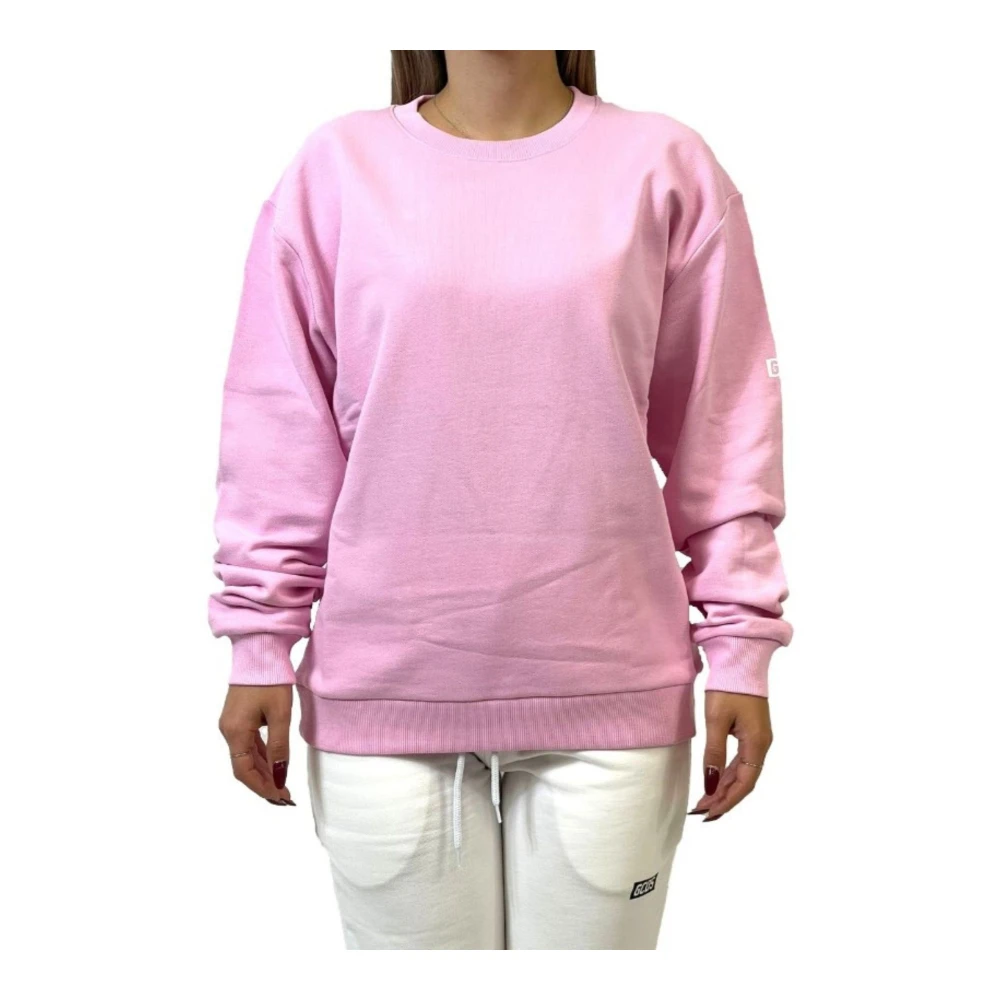 Gcds Essentials Crewneck Sweatshirt Vrouwen Pink Dames