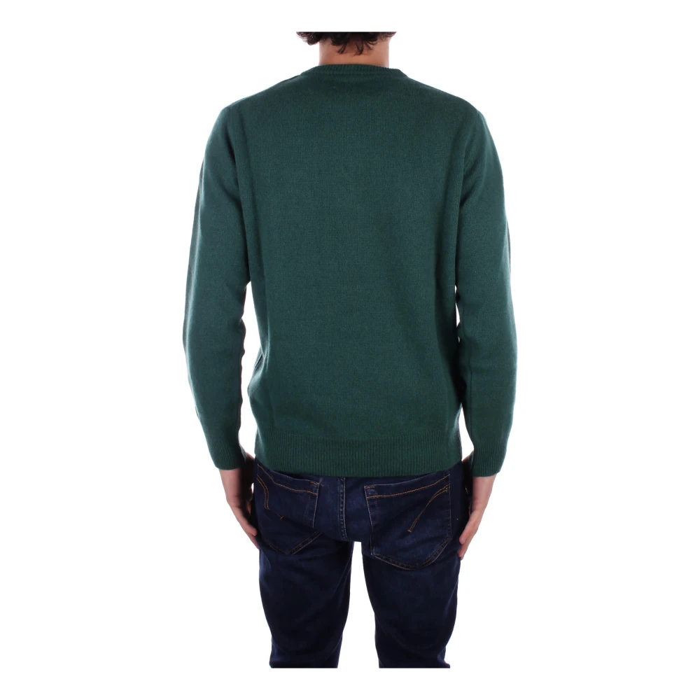 Saint Barth Rode Logo Trui Kasjmier Mix Green Heren
