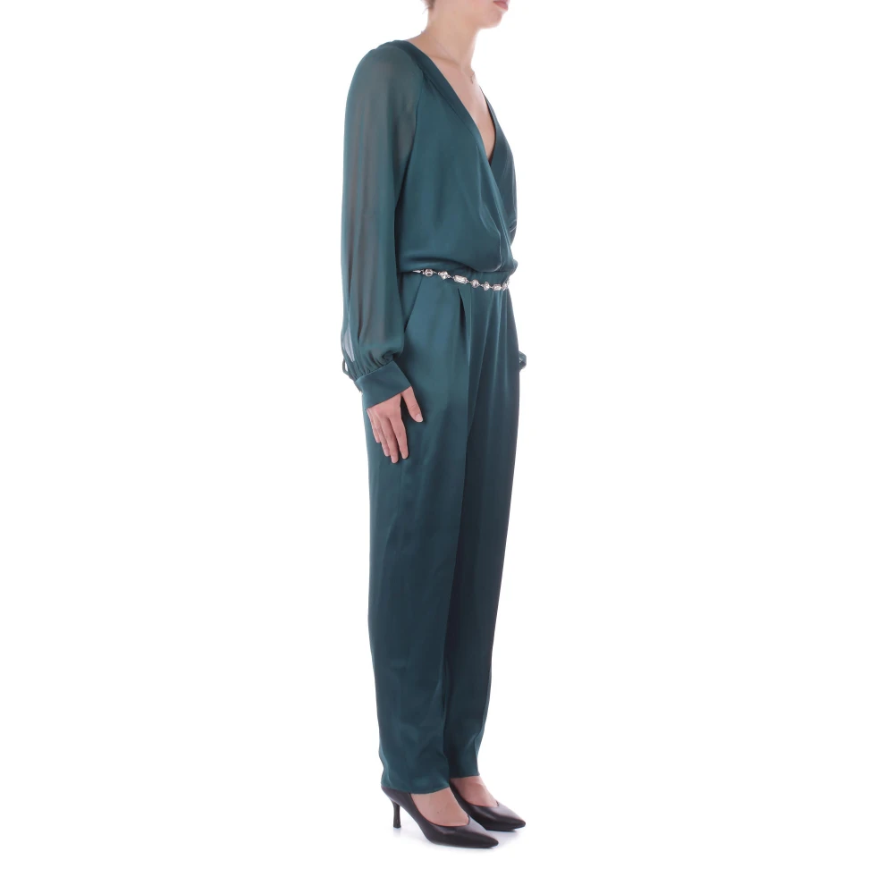 Max Mara Groene broek met transparante mouwen Green Dames